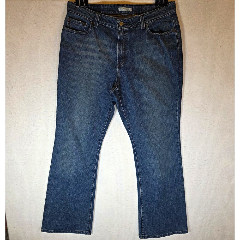 Levi's Women's 16 Bootcut Blue Denim Jeans Stretch Medium Wash 5-Pocket